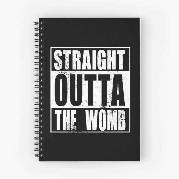 Item preview, Straight Outta The Womb (white) designed and sold by SolidEarthArt.
