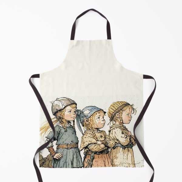 Item preview, Little Heathens Young Vikings Illustration designed and sold by Gralok.