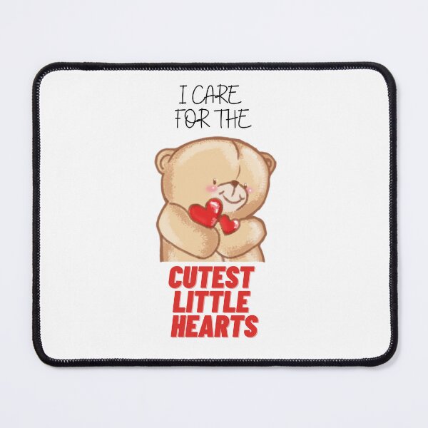 Item preview, I care for the cutest little hearts bear designed and sold by Hira Noor.