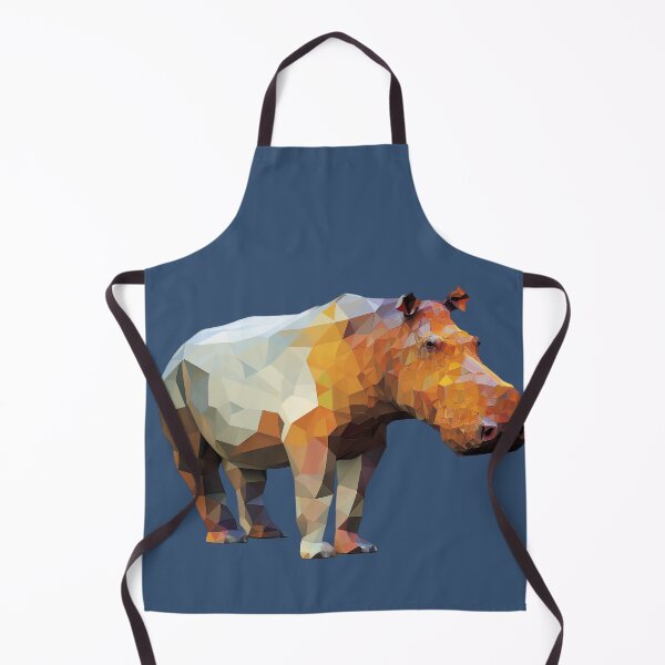 Item preview, geometric hippo designed and sold by luisraultg.
