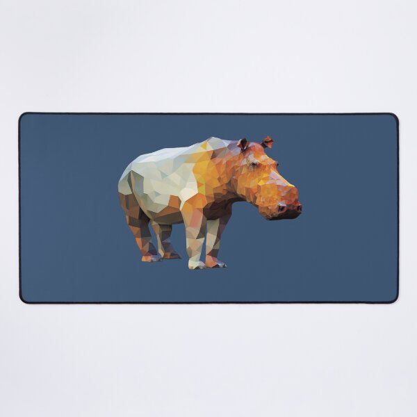 Item preview, geometric hippo designed and sold by luisraultg.