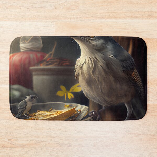 Item preview, Mockingbirds Meal and Journey Digital Painting designed and sold by CodeAndColors.