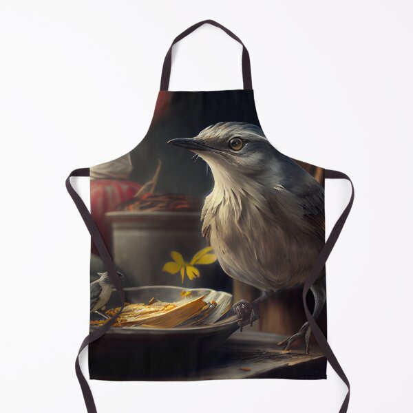 Item preview, Mockingbirds Meal and Journey Digital Painting designed and sold by CodeAndColors.