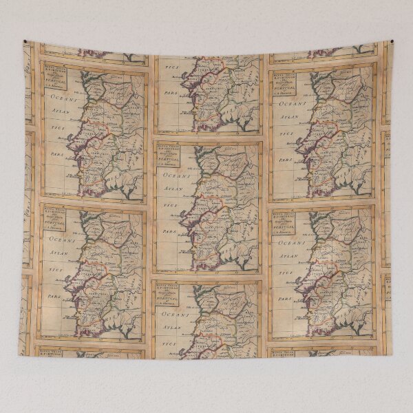 Item preview, Vintage Map of Portugal from 1768 designed and sold by depresident.