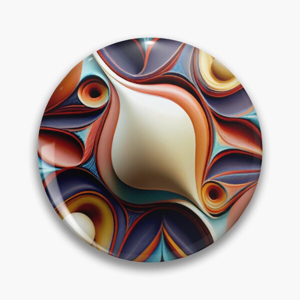 Artikelvorschau, Irregular Abstract Ceramic Traditional Pattern Digital Painting entworfen und verkauft von CodeAndColors.