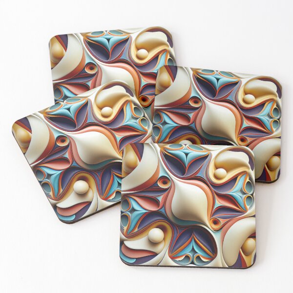 Item preview, Irregular Abstract Ceramic Traditional Pattern Digital Painting designed and sold by CodeAndColors.