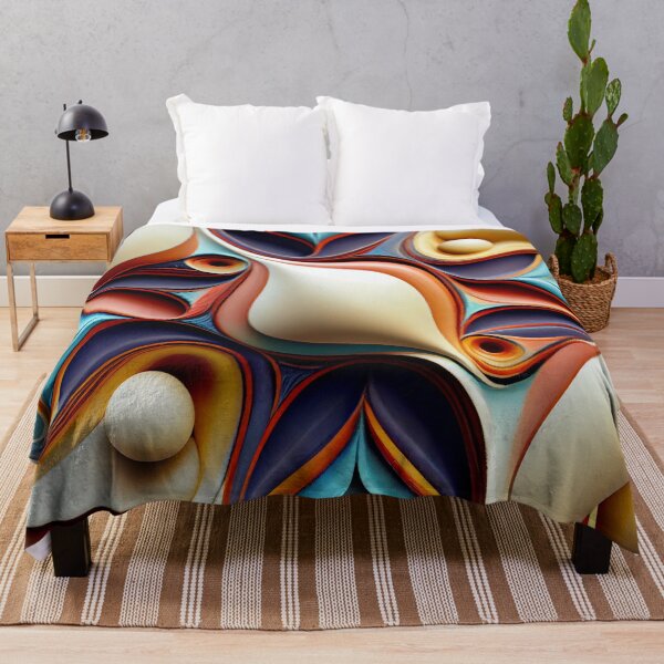 Item preview, Irregular Abstract Ceramic Traditional Pattern Digital Painting designed and sold by CodeAndColors.