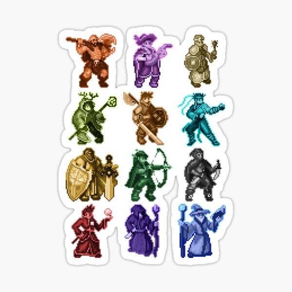 Item preview, Pixel DnD Classes designed and sold by LuCell Designs.