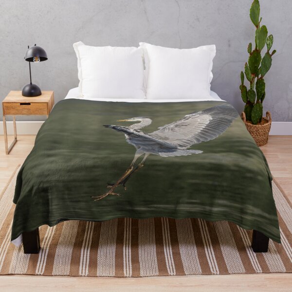 Item preview, heron landing designed and sold by AliMarleyPhoto.