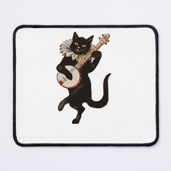 Item preview, Cat Playing Banjo designed and sold by Stoxnet.