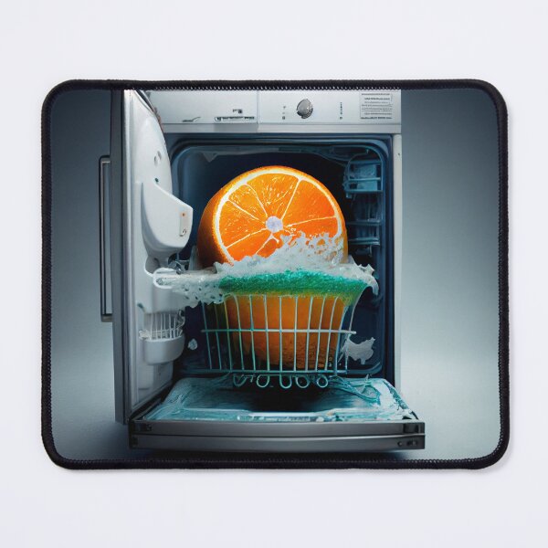 Item preview, Citrus Cleanup The Dishwashers Burden Digital Painting designed and sold by CodeAndColors.