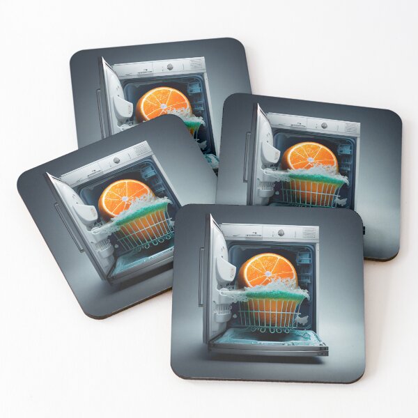 Item preview, Citrus Cleanup The Dishwashers Burden Digital Painting designed and sold by CodeAndColors.