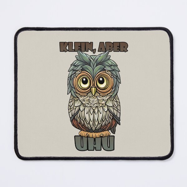 Item preview, Owl with German Pun 2 designed and sold by JoanNinjaHen.