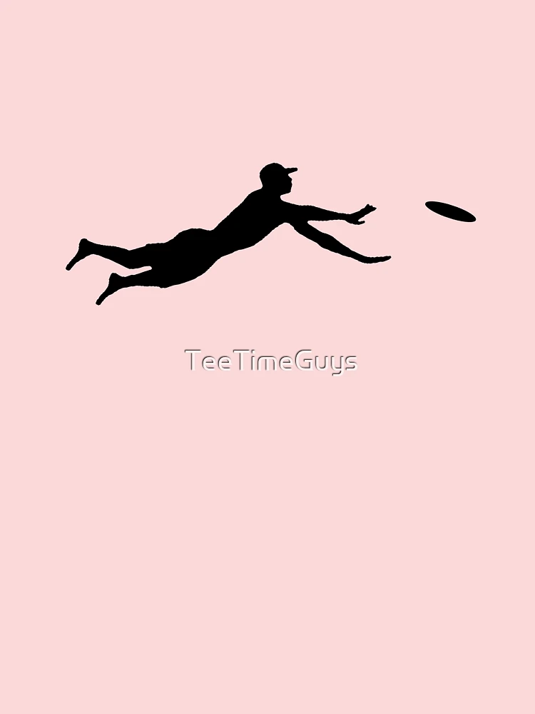 Ultimate Frisbee Layout Silhouette, Dive Jump Catch Poster for Sale by  TeeTimeGuys