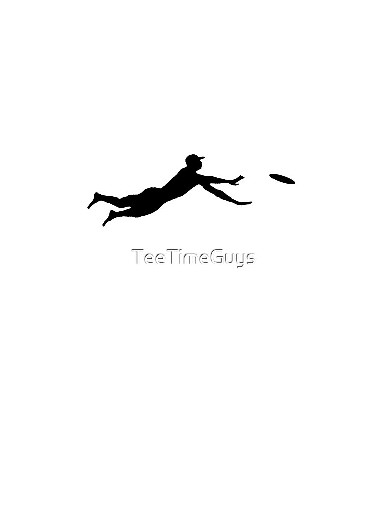 Ultimate Frisbee Silhouette, Frisbee Jumping Catch Poster for Sale by  TeeTimeGuys