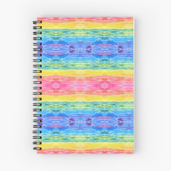 Item preview, Happy and Bright Watercolor Tropical Rainbow Stripes designed and sold by Zab Butler Design.