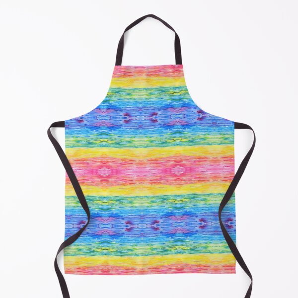 Item preview, Happy and Bright Watercolor Tropical Rainbow Stripes designed and sold by Zab Butler Design.