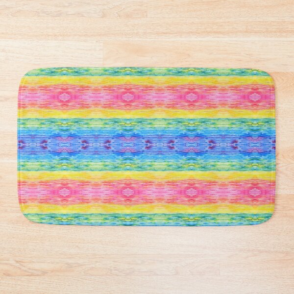 Item preview, Happy and Bright Watercolor Tropical Rainbow Stripes designed and sold by Zab Butler Design.