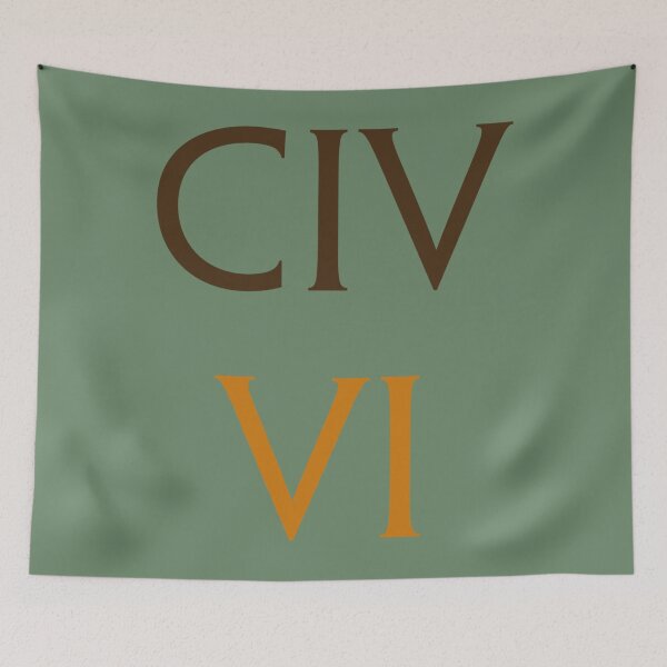 Item preview, Civ VI Logo  designed and sold by HoseaDaugh.