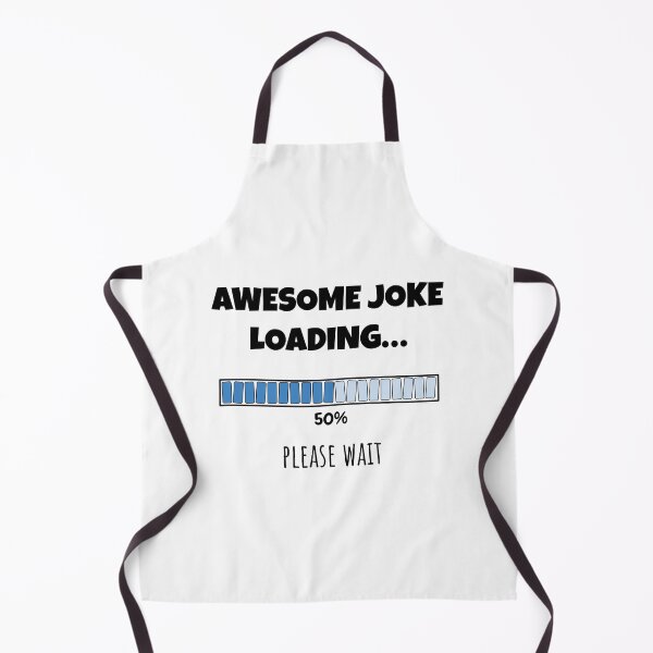 Item preview, Awesome Joke Loading... Please wait | Funny and witty loading bar text design designed and sold by ArtworkbyEmmy.