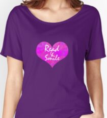 Open Heart || Read & Smiles Women's Relaxed Fit T-Shirt