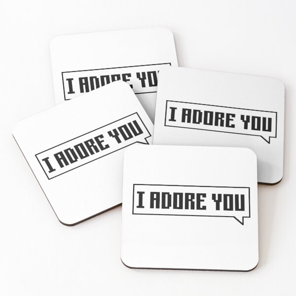 Item preview, I adore you - black designed and sold by Univers Gifts.