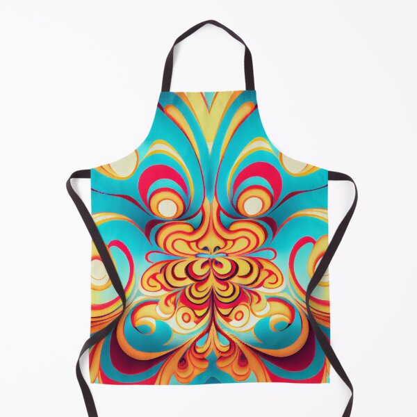 Artikelvorschau, Bright Enchanted Contemporary Pattern Digital Painting entworfen und verkauft von CodeAndColors.