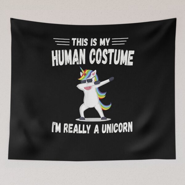 Item preview,  This Is My Human Costume I 'm Really A Unicorn Funny designed and sold by loutfileo.