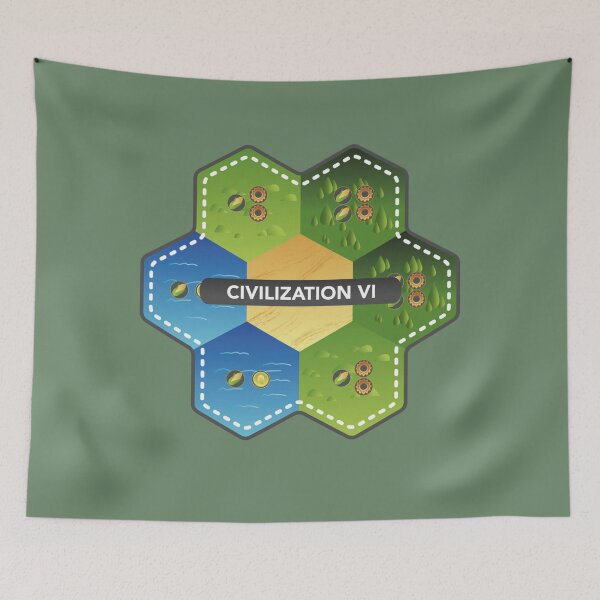 Item preview, Civilization 6 terrain yields  designed and sold by HoseaDaugh.