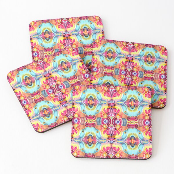 Item preview, Soft Vivid Eclectic Pattern Digital Painting designed and sold by CodeAndColors.
