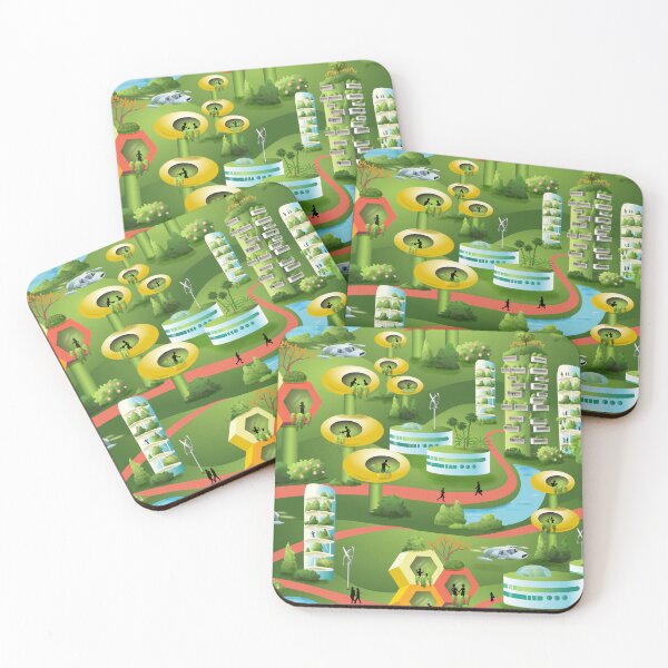 Item preview, A Green Future City Life in the Year 2154 designed and sold by vinpauld.