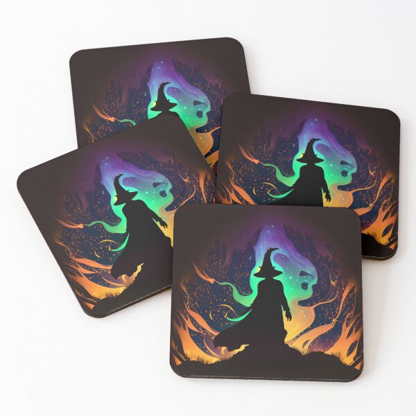 Item preview, Floating Spirit Wizard Magic Silhouette designed and sold by djozefo.