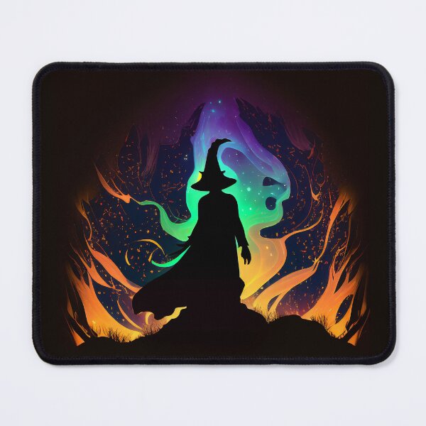 Item preview, Floating Spirit Wizard Magic Silhouette designed and sold by djozefo.