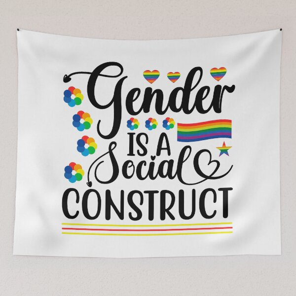 Item preview, Gender Is A Social Construct designed and sold by NessiCreates.
