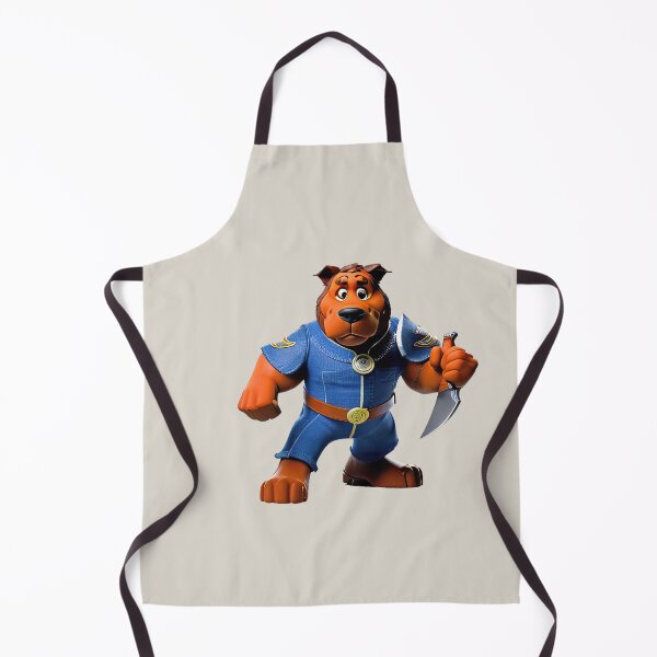 Item preview, Dog with knife designed and sold by Mebbotai.
