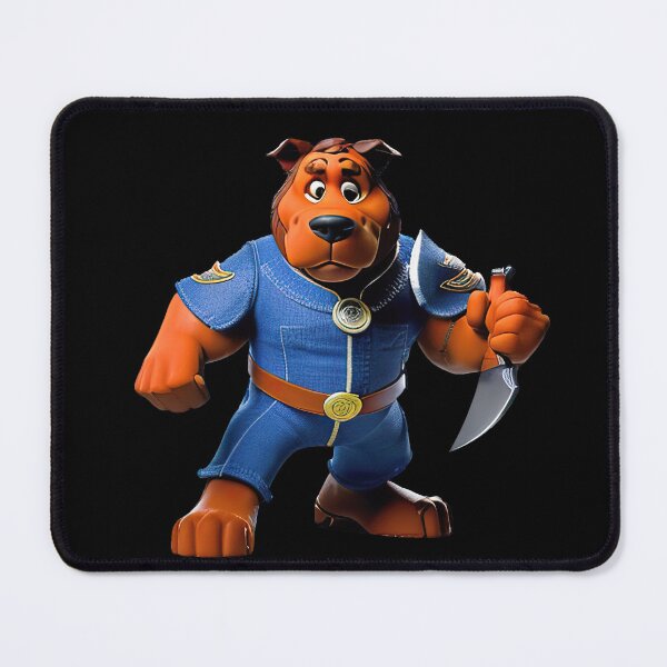 Item preview, Dog with knife designed and sold by Mebbotai.