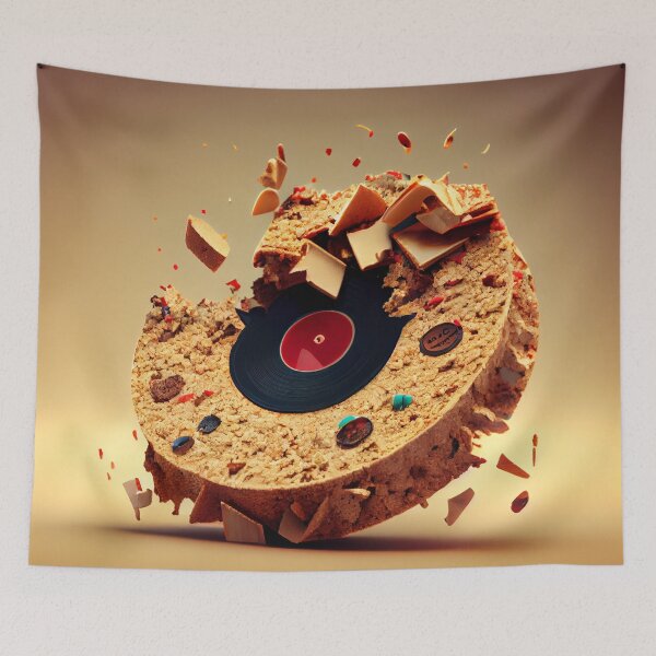 Item preview, Crumble Accent Record Digital Painting designed and sold by CodeAndColors.