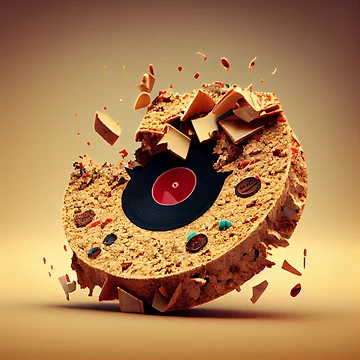 Vorschaubild zum Design Crumble Accent Record Digital Painting von CodeAndColors