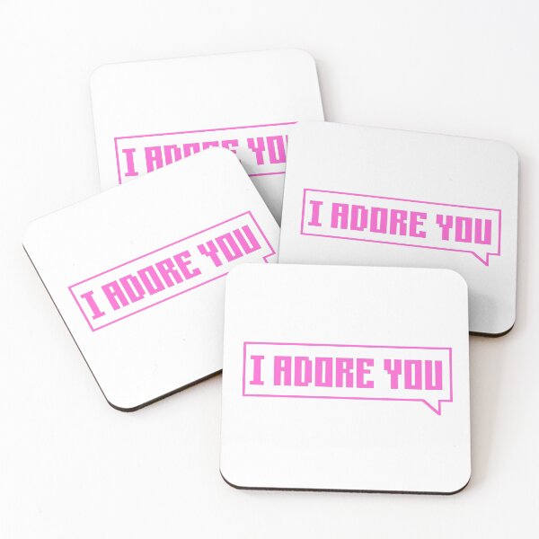 Item preview, I adore you - pink designed and sold by Univers Gifts.