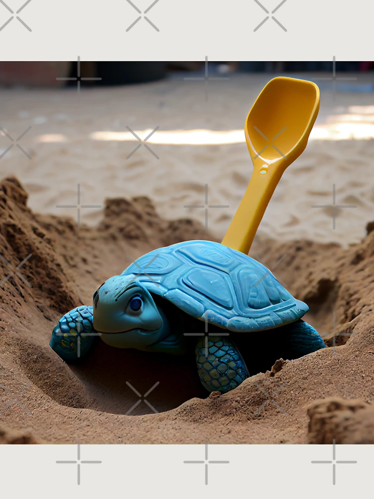 Thumbnail 6 von 6, Premium Oversized Pullover, Playground Turtle Spatula Digital Painting designt und verkauft von CodeAndColors.