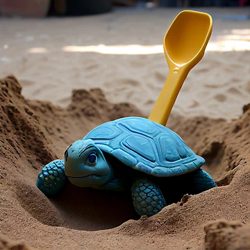 Vorschaubild zum Design Playground Turtle Spatula Digital Painting von CodeAndColors