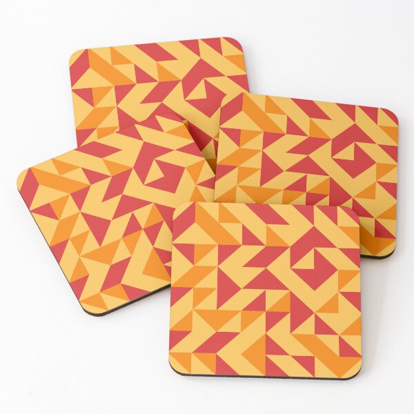 Item preview, Fire Colored Geometric Pattern - Triangle #9 designed and sold by Trendy-Now.