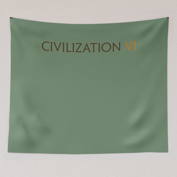 Item preview, Civilization VI Logo  designed and sold by HoseaDaugh.