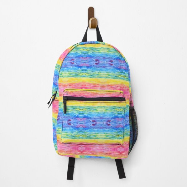 Item preview, Bold and Bright Watercolor Tropical Rainbow Stripes designed and sold by Zab Butler Design.