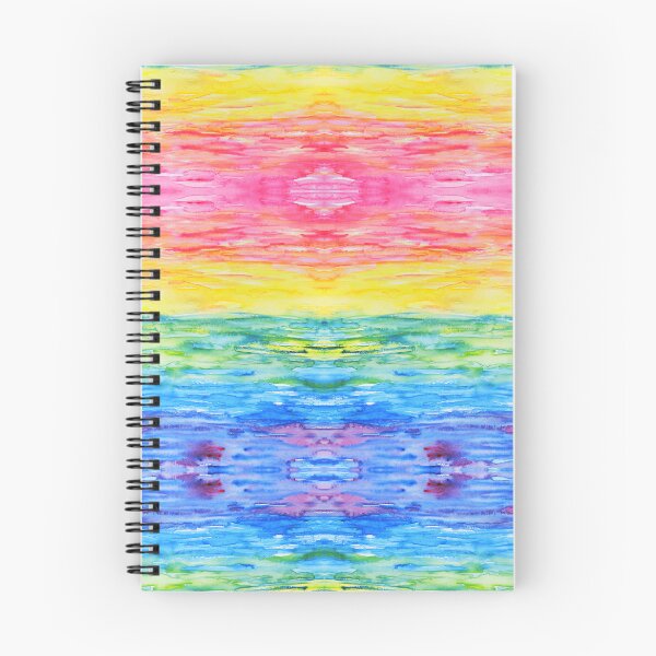 Item preview, Bold and Bright Watercolor Tropical Rainbow Stripes designed and sold by Zab Butler Design.
