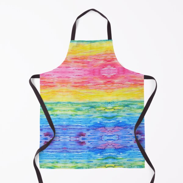 Item preview, Bold and Bright Watercolor Tropical Rainbow Stripes designed and sold by Zab Butler Design.