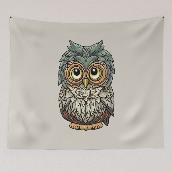 Item preview, Owl designed and sold by JoanNinjaHen.