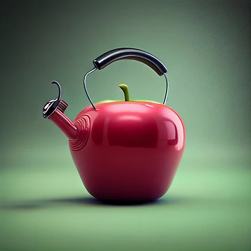 Vorschaubild zum Design A Step Lately Apple Kettle Digital Painting von CodeAndColors