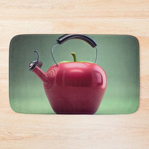 Item preview, A Step Lately Apple Kettle Digital Painting designed and sold by CodeAndColors.