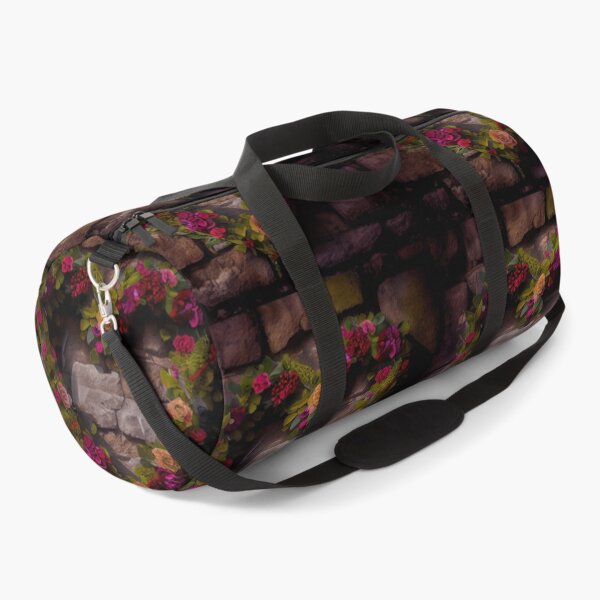 Item preview, Floral heart ring design on a stone wall 9 both vintage and modern floral wallpaper background new for 2023 designed and sold by GeoffBeattie.